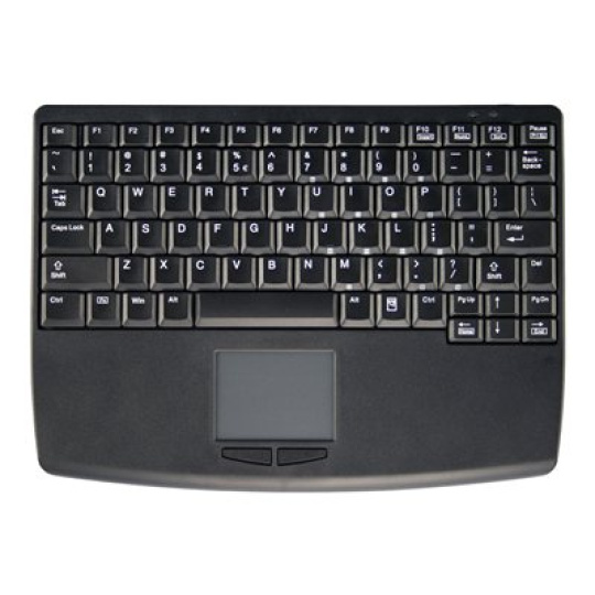 Active Key AK-4450-GFU - Klávesnice - bezdrátový - 2.4 GHz - US mezinárodní - černá