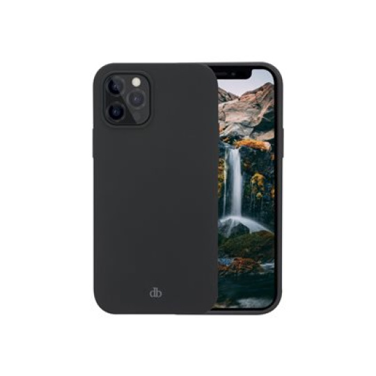 dbramante1928 Monaco - Zadní kryt pro mobilní telefon - kompatibilita s MagSafe - 100% recyklovaný plast - noční čerň - pro Apple iPhone 13 Pro Max