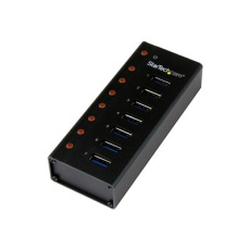 StarTech.com 7 Port USB 3.0 Hub (5 Gbps) - Metal Enclosure - Desktop or Wall Mountable - Rugged & industrial Powered USB Expander and Splitter Hub (ST7300U3M) - Rozbocovac - 7 x SuperSpeed USB 3.0 - desktop, pro pripevnení na zed - pro P/N: BNDTBUSB3142, PEXUS313AC2V, PEXUSB311A1E, PEXUSB312A2, PEXUSB314A2V, PEXUSB314A2V2 StarTech.com 7 Port USB 3.0 Hub (5 Gbps) - Metal Enclosure - Desktop or Wall Mountable - Rugged & industrial Powered USB Expander and Splitter Hub (ST7300U3M) - Rozbocovac - 7 x SuperSpeed USB 3.0 - desktop, pro pripevnení na zed - pro P/N: BNDTBUSB3142, PEXUS313AC2V, PEXUSB311A1E, PEXUSB312A2, PEXUSB314A2V, PEXUSB314A2V2