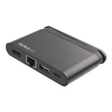 StarTech.com USB C Multiport Adapter, USB-C Travel Mini Dock to 4K HDMI with 100W PD 3.0 Pass-Through, USB-A USB-C, Gigabit Ethernet, Portable USB 3.0 Type-C Dock with 100W Power Delivery - Mac, Windows, Chrome (DKT30CHCPD) - Dokovací stanice - USB-C - 1GbE