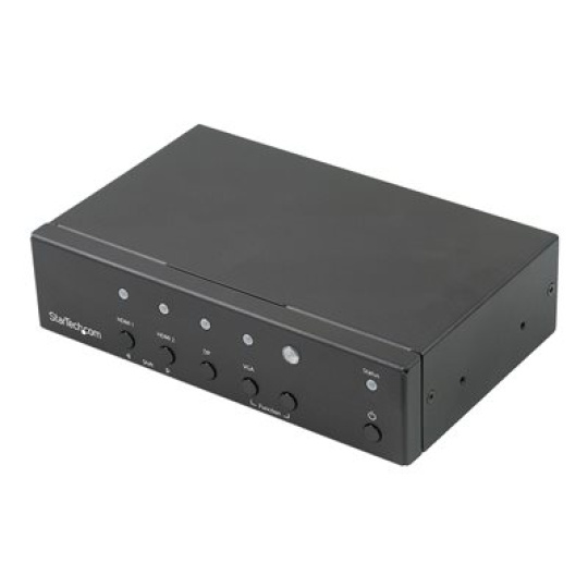 StarTech.com Multi-Input to HDMI Converter Switch - DisplayPort, VGA and Dual-HDMI to HDMI Switch - Priority and Automatic Switch - 4K (HDVGADP2HD) - Spínac video/audio - desktop - pro P/N: BOX4CABLE