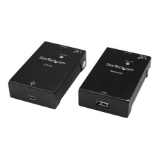 StarTech.com USB 2.0 Extender over Cat5e/Cat6 Cable (RJ45), Up to 165ft (50m), High Speed USB Port Extender Adapter Kit, Powered, USB over Ethernet Cable Extender, 480Mbps, Metal Housing - Power/Link/Activity LEDs (USB2001EXTV) - Rozšiřovací zařízení USB - USB 2.0 - přes CAT 5e/6 - až 50 m - pro P/N: SVA5N3NEUA