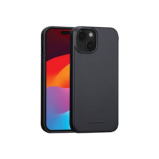 dbramante1928 Roskilde - Zadní kryt pro mobilní telefon - kompatibilita s MagSafe - kuže full-grain - cerná - pro Apple iPhone 13, 14, 15, 16e