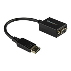 StarTech.com DisplayPort To VGA Video Adapter Converter - Active - 1080p - DP to VGA Converter (DP2VGA2) - Adaptér obrazovky - DisplayPort (M) do HD-15 (VGA) (F) - 27.94 cm - opatřený západkou - černá - pro P/N: DK30C2DAGPD, MST14DP123DP, TB32DP14, TB3CDK2DP, TB3CDK2DPUE, TB3DK2DPM2, TB3DKM2DPL StarTech.com DisplayPort To VGA Video Adapter Converter - Active - 1080p - DP to VGA Converter (DP2VGA2) - Adaptér obrazovky - DisplayPort (M) do HD-15 (VGA) (F) - 27.94 cm - opatřený západkou - černá - pro P/N: DK30C2DAGPD, MST14DP123DP, TB32DP14, TB3CDK2DP, TB3CDK2DPUE, TB3DK2DPM2, TB3DKM2DPL