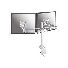 Neomounts FPMA-D1030D - Montážní sada - plný pohyb - pro 2 LCD displeje - stříbrná - velikost obrazovky: 10"-24" - upevnění svorkou, upevnitelné na stůl Neomounts FPMA-D1030D - Montážní sada - plný pohyb - pro 2 LCD displeje - stříbrná - velikost obrazovky: 10"-24" - upevnění svorkou, upevnitelné na stůl