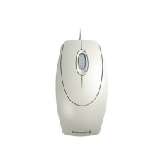 CHERRY WheelMouse - Myš - pravák a levák - optický - 3 tlačítka - kabelové - PS/2, USB - světle šedá