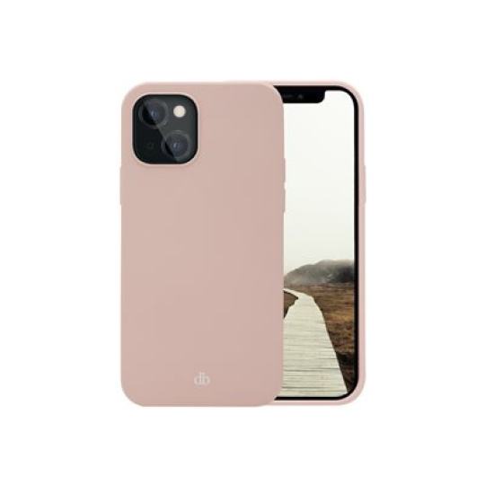 dbramante1928 Monaco - Zadní kryt pro mobilní telefon - snap-on - kompatibilita s MagSafe - 100% recyklovaný plast - růžová pink sand - pro Apple iPhone 13