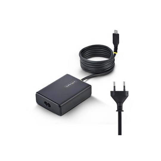 Startech - Sítový adaptér - USB-C - 100 watt - 5 A - PD 3.0 (USB-C) - cerná - Evropa