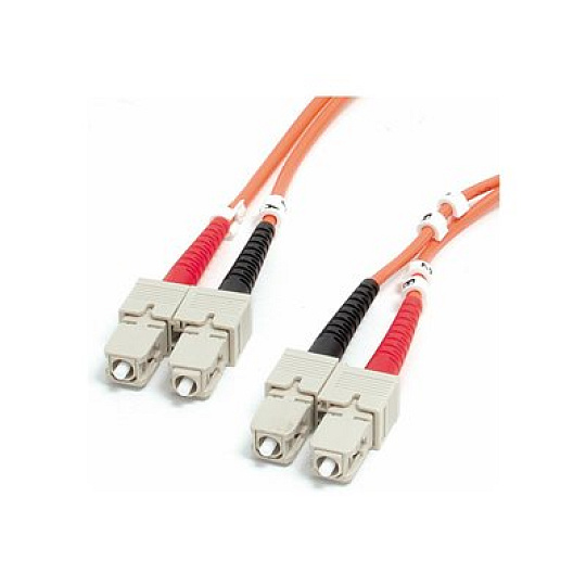 Startech 1m (3.3ft) SC to SC OM1 Multimode Fiber Optic Cable, 62.5/125 Fiber Size, 10G Networks, LSZH Fiber Patch Cord - Sítový kabel - SC nekolik režimu (M) do SC nekolik režimu (M) - 1 m - 1 m - optické vlákno - duplex - 62,5 / 125 mikron - pro P/N: PEX1000MMSC2, SV565FXDUSA