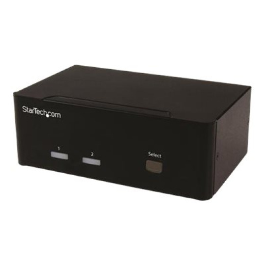 StarTech.com 2 Port VGA KVM Switch - Dual VGA - Hot-key & Audio Support - 1920x1200 KVM Switch - KVM Video Switch (SV231DVGAU2A) - Prepínac KVM / audio / USB - 2 x KVM / zvuk / USB - 1 místní uživatel - desktop - pro P/N: SVA12M2NEUA, SVA12M5NA
