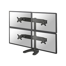 Neomounts FPMA-D700DD4 - Stojan - plný pohyb - pro 4 LCD displeje - černá - velikost obrazovky: 19"-30" - stolní stojan, průchodka, upevnitelné na stůl Neomounts FPMA-D700DD4 - Stojan - plný pohyb - pro 4 LCD displeje - černá - velikost obrazovky: 19"-30" - stolní stojan, průchodka, upevnitelné na stůl