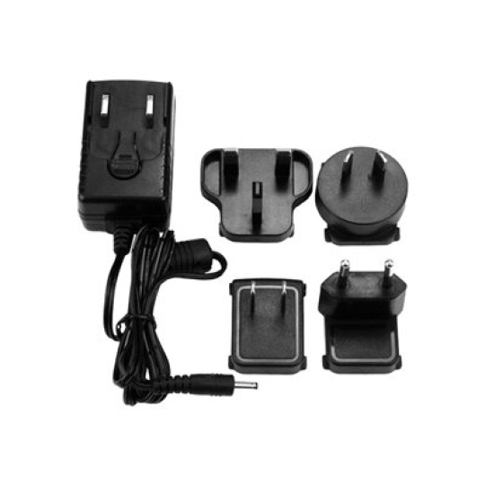 StarTech.com 5V, 2A DC Adapter - Universal - 10W - DC Adapter - Power Adapter (SVA5H2NEUA) - Sítový adaptér - AC 110-240 V - pro P/N: PM1115U2, ST121WHD2, ST122HD4K, ST124HD4K, ST3300GU3B, USB2EXT4P15M, VS221HD4K
