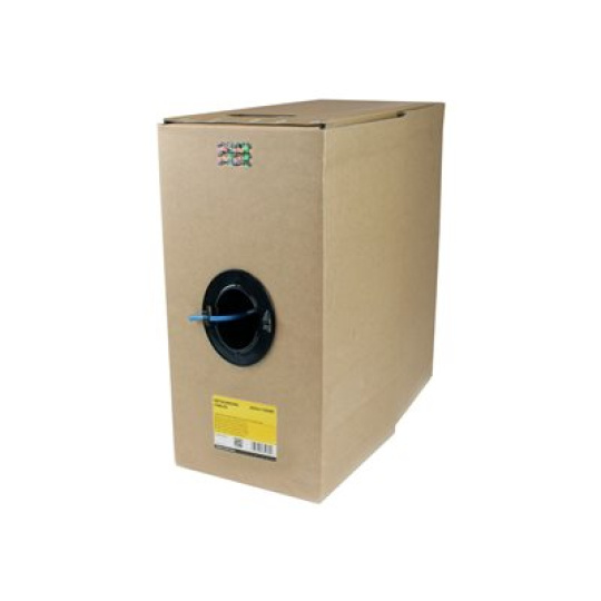 StarTech.com 1000 ft Bulk Roll of Blue CMR Cat6 Solid UTP Riser Cable - Cat 6 Riser Cable - Cat.6 CMR Ethernet Cable - 23 AWG - Blue (WIR6CMRBL) - Kabel horizontální - 304.9 m - UTP - CAT 6 - pevný - modrá