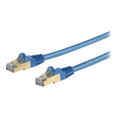 StarTech.com 2m CAT6A Ethernet Cable, 10 Gigabit Shielded Snagless RJ45 100W PoE Patch Cord, CAT 6A 10GbE STP Network Cable w/Strain Relief, Blue, Fluke Tested/UL Certified Wiring/TIA - Category 6A - 26AWG (6ASPAT2MBL) - Patch kabel - RJ-45 (M) do RJ-45 (M) - 2 m - STP - CAT 6a - lisovaný, provedení bez hrbolku - modrá StarTech.com 2m CAT6A Ethernet Cable, 10 Gigabit Shielded Snagless RJ45 100W PoE Patch Cord, CAT 6A 10GbE STP Network Cable w/Strain Relief, Blue, Fluke Tested/UL Certified Wiring/TIA - Category 6A - 26AWG (6ASPAT2MBL) - Patch kabel - RJ-45 (M) do RJ-45 (M) - 2 m - STP - CAT 6a - lisovaný, provedení bez hrbolku - modrá