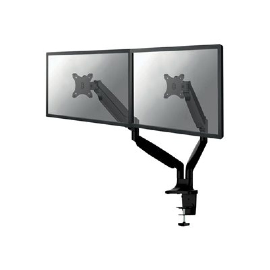 Neomounts by Newstar Select NM-D750D - Montážní sada - full-motion - pro 2 LCD displeje - černá - velikost obrazovky: 10"-32" - upevnění svorkou, průchodka, upevnitelné na stůl