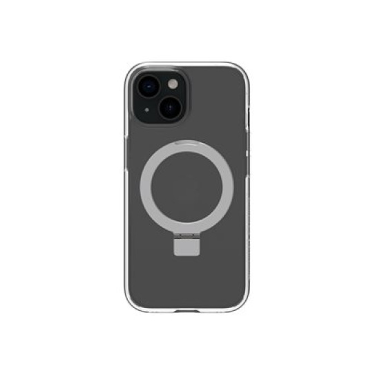 dbramante1928 Iceland Ultra - Zadní kryt pro mobilní telefon - s hliníkovým stojánkem - kompatibilita s MagSafe - D3O, plast - prusvitná - pro Apple iPhone 15