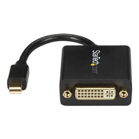 StarTech.com Mini DisplayPort to DVI Adapter - 1920x1200 ? Thunderbolt 2 ? mDP to DVI Converter for Your Mini DP MacBook or PC (MDP2DVI) - DVI adaptér - Mini DisplayPort (M) do DVI-I (F) - 10.2 cm - černá - pro P/N: DP2MDPMF3, DVIDDMM1, DVIDDMM10M, DVIDDMM25, DVIDDMM2M, DVIDDMM3M, DVIDDMM5M