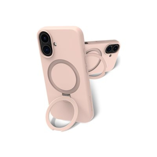 dbramante1928 Roskilde Kick ICON - Zadní kryt pro mobilní telefon - kompatibilita s MagSafe - plast - ružová pink sand - pro Apple iPhone 16