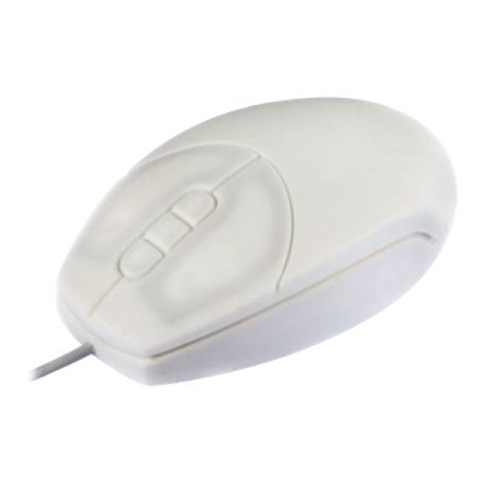 Active Key Medical Small - Myš - optický - 5 tlačítka - kabelové - USB, PS/2 - bílá