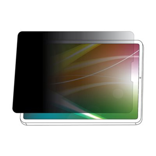 3M Bright Screen Privacy Filter - Filtr pro soukromí obrazovky (na šířku) pro tablet - jasný - dvoucestné - lepicí - černá - pro Apple 12.9-inch iPad Pro (4. generace, 5. generace, třetí generace)