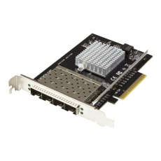 StarTech.com Quad Port 10G SFP+ Network Card, Intel XL710 Open SFP+ Converged Adapter, PCIe 10 Gigabit Ethernet Server NIC, 10GbE Fiber Optic LAN Card Dell PowerEdge HPE ProLiant, NIC Card - 10Gb SFP+ NIC Card (PEX10GSFP4I) - Sítový adaptér - PCIe x8 - 10 Gigabit SFP+ x 4 - cerná StarTech.com Quad Port 10G SFP+ Network Card, Intel XL710 Open SFP+ Converged Adapter, PCIe 10 Gigabit Ethernet Server NIC, 10GbE Fiber Optic LAN Card Dell PowerEdge HPE ProLiant, NIC Card - 10Gb SFP+ NIC Card (PEX10GSFP4I) - Sítový adaptér - PCIe x8 - 10 Gigabit SFP+ x 4 - cerná