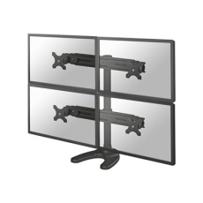 Neomounts FPMA-D700DD4 - Stojan - plný pohyb - pro 4 LCD displeje - černá - velikost obrazovky: 19"-30" - stolní stojan, průchodka, upevnitelné na stůl Neomounts FPMA-D700DD4 - Stojan - plný pohyb - pro 4 LCD displeje - černá - velikost obrazovky: 19"-30" - stolní stojan, průchodka, upevnitelné na stůl