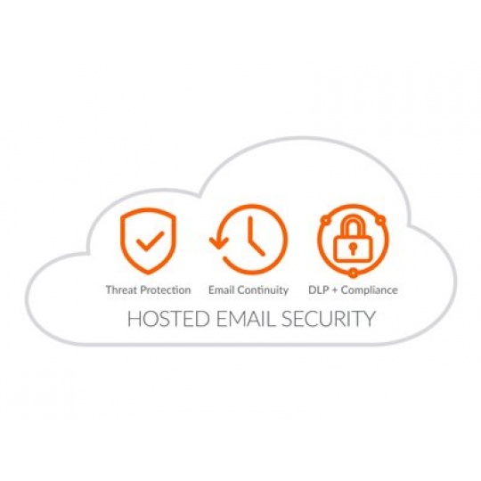 SonicWall Hosted Email Security Advanced - Licence na předplatné (3 roky) + Dynamic Support 24X7 - 1 uživatel - hostovaná aplikace - množství - 5-24 licenses