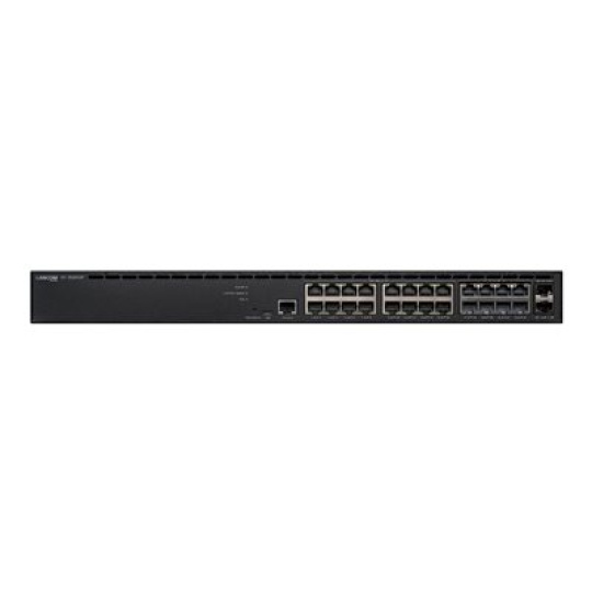 LANCOM XS-3526YUP - Prepínac - multi-gigabit, for medium scenarios - L3 - rízený - 16 x 10/100/1000 (PoE+) + 8 x 1000/2.5G/5G/10GBase-T (PoE++) + 2 x 10 Gigabit / 25 Gigabit SFP28 - Lze montovat do rozvadece - PoE++ (720 W)