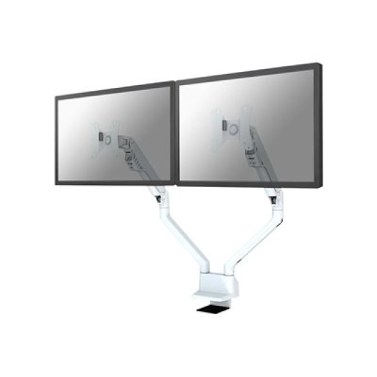 Neomounts by Newstar FPMA-D750DWHITE2 - Montážní sada (úchyt na stůl) - full-motion - pro 2 LCD displeje - bílá - velikost obrazovky: 10"-32" - upevnění svorkou, průchodka