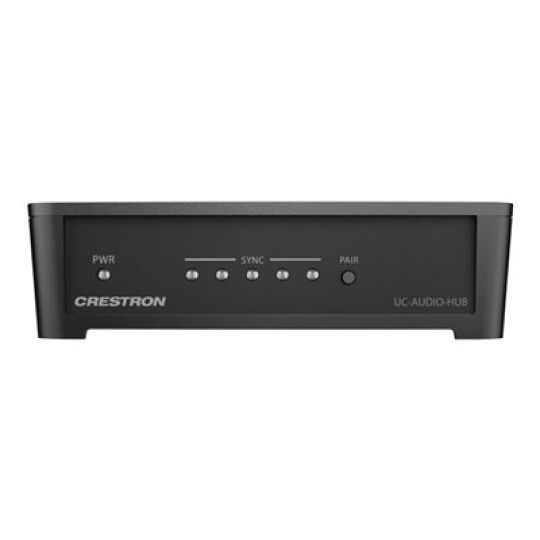 Crestron Flex UC-AUDIO-HUB - Bezdrátový audio transceiver pro hlasitý telefon - černá