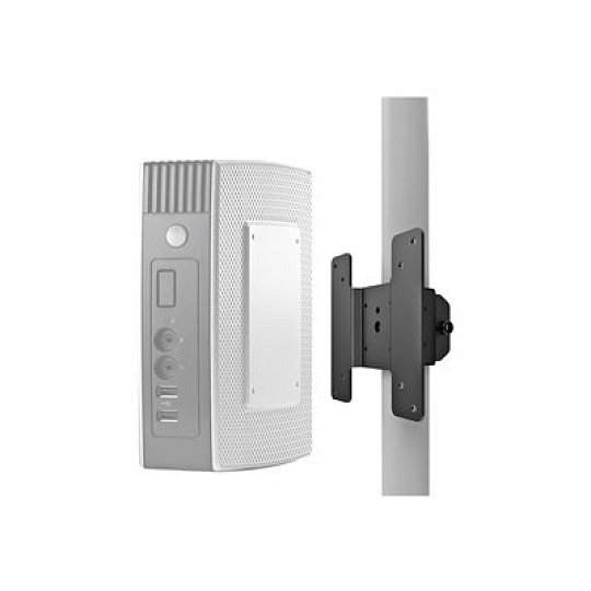 Neomounts THINCLIENT-05 - Upevňovací komponent (držák) - pro tenký klient - černá - montáž na stožár