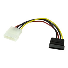 StarTech.com 6in 4 Pin LP4 to SATA Power Cable Adapter - LP4 to SATA - 6in LP4 to SATA Cable - 4 pin to SATA power - Elektrický kabel - SATA napájení (M) do 4 pinové interní napájení (M) - 0.2 m - pro P/N: BRACKET125PTP, PEXUSB311AC3, PEXUSB312A1C1H, PEXUSB312A2C2V, PEXUSB314A2V2