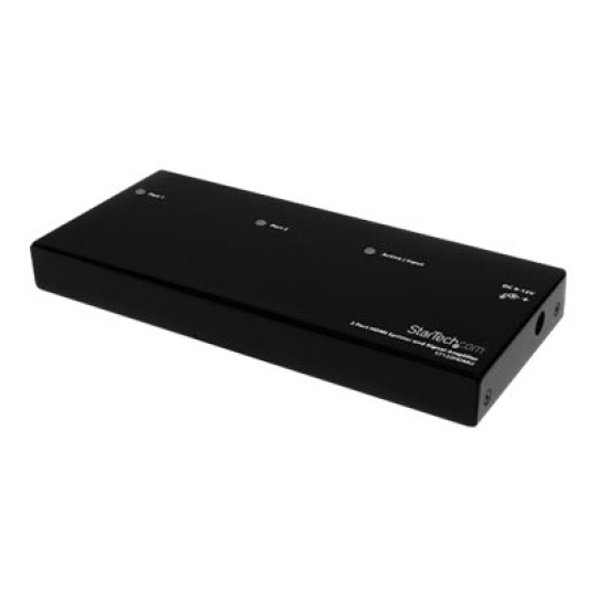 StarTech.com HDMI Splitter 1 In 2 Out - 1080p - 2 Port - Signal Amplifier - Rugged - HDMI Multi Port - HDMI Audio Splitter (ST122HDMI2) - Rozdelovac video / audio - 2 x HDMI - desktop - pro P/N: SVA12M2NEUA, SVA12M5NA