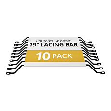 Startech Horizontal Lacing Bar w/ 4 inch Offset at 75 Degrees- Server Rack Cable Management- 19" Network Rack-Mount Cord Organizer- 10pk (CMLB104) - Uvazovací lišta pro správu kabelu - 1U (balení 10) Startech Horizontal Lacing Bar w/ 4 inch Offset at 75 Degrees- Server Rack Cable Management- 19" Network Rack-Mount Cord Organizer- 10pk (CMLB104) - Uvazovací lišta pro správu kabelu - 1U (balení 10)