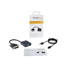 StarTech.com DVI-D to VGA Active Adapter Converter Cable - 1080p - DVI to VGA Converter box (DVI2VGAE) - Video adaptér - DVI-D, Micro-USB typ B (pouze napájení) do HD-15 (VGA) (F) - 24.8 m - podpora 1920 x 1200 (WUXGA), aktivní - černá StarTech.com DVI-D to VGA Active Adapter Converter Cable - 1080p - DVI to VGA Converter box (DVI2VGAE) - Video adaptér - DVI-D, Micro-USB typ B (pouze napájení) do HD-15 (VGA) (F) - 24.8 m - podpora 1920 x 1200 (WUXGA), aktivní - černá