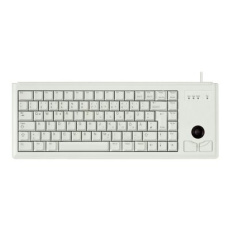 CHERRY Compact-Keyboard G84-4400 - Klávesnice - USB - německá - světle šedá
