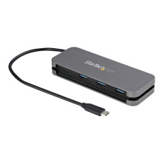 StarTech.com 4 Port USB C Hub - 3x USB-A/1xUSB-C - 5Gbps USB 3.0 Type-C Hub (3.2 Gen 1) - Bus Powered - 11.2" Cable w/ Cable Management (HB30CM3A1CB) - Rozbočovač - 3 x USB 3.2 Gen 1 + 1 x USB-C 3.2 Gen 1 - desktop