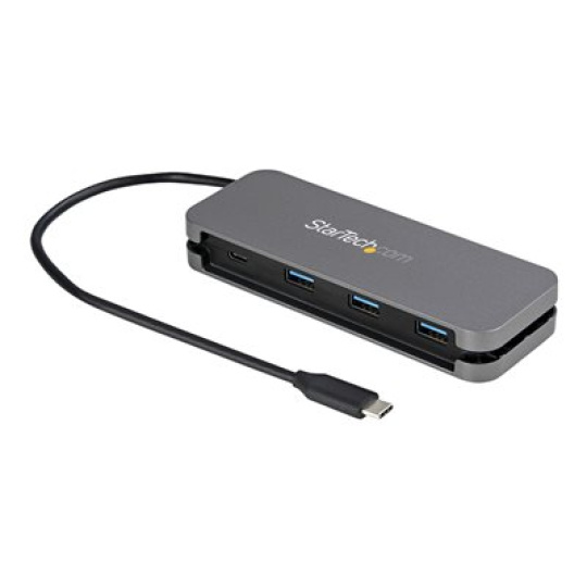 StarTech.com 4 Port USB C Hub - 3x USB-A/1xUSB-C - 5Gbps USB 3.0 Type-C Hub (3.2 Gen 1) - Bus Powered - 11.2" Cable w/ Cable Management (HB30CM3A1CB) - Rozbocovac - 3 x USB 3.2 Gen 1 + 1 x USB-C 3.2 Gen 1 - desktop