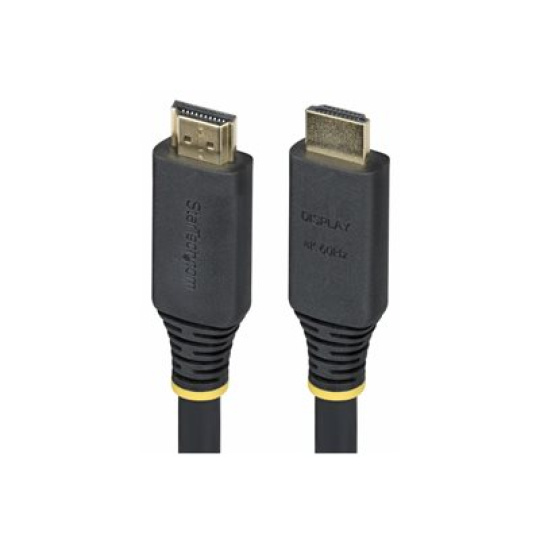 StarTech.com 10m (32.8ft) Active High Speed HDMI Cable, 4K60Hz - Vysoká rychlost - kabel HDMI s ethernetem - HDMI s piny (male) do HDMI s piny (male) - 10 m - odstínený - cerná - aktivní, podpora 2K144Hz, podpora 4K60Hz, podpora HDR10