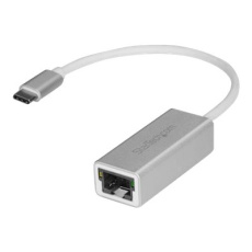 StarTech.com USB-C to Gigabit Ethernet Adapter - Aluminum - Thunderbolt 3 Port Compatible - USB Type C Network Adapter (US1GC30A) - Síťový adaptér - USB-C - Gigabit Ethernet - stříbrná