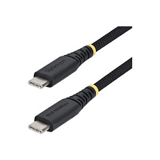 StarTech - USB kabel - USB-C (M) do USB-C (M) - USB 2.0 - 3 A - 2 m - USB Power Delivery (60W) - cerná