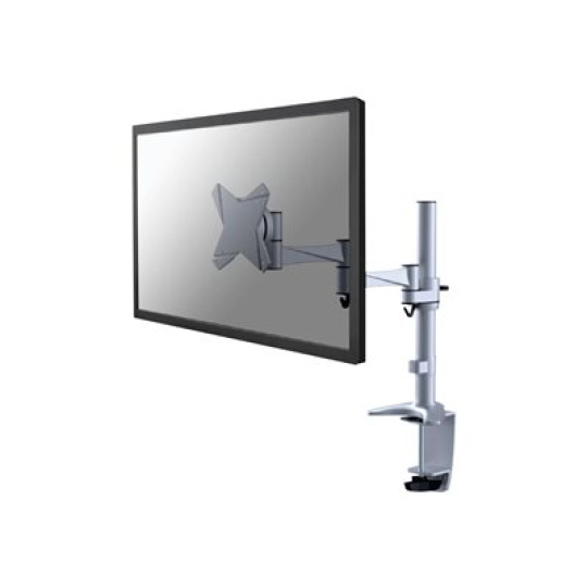 Neomounts by Newstar FPMA-D1330 - Montážní sada - full-motion - pro Displej LCD - stříbrná - velikost obrazovky: 10"-30" - upevnění svorkou, průchodka, upevnitelné na stůl