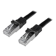 StarTech.com 5m CAT6 Ethernet Cable, 10 Gigabit Shielded Snagless RJ45 100W PoE Patch Cord, CAT 6 10GbE SFTP Network Cable w/Strain Relief, Black, Fluke Tested/Wiring is UL Certified/TIA - Category 6 - 26AWG (N6SPAT5MBK) - Patch kabel - RJ-45 (M) do RJ-45 (M) - 5 m - SFTP - CAT 6 - lisovaný, provedení bez hrbolku - cerná StarTech.com 5m CAT6 Ethernet Cable, 10 Gigabit Shielded Snagless RJ45 100W PoE Patch Cord, CAT 6 10GbE SFTP Network Cable w/Strain Relief, Black, Fluke Tested/Wiring is UL Certified/TIA - Category 6 - 26AWG (N6SPAT5MBK) - Patch kabel - RJ-45 (M) do RJ-45 (M) - 5 m - SFTP - CAT 6 - lisovaný, provedení bez hrbolku - cerná