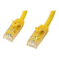 StarTech.com 1m CAT6 Ethernet Cable, 10 Gigabit Snagless RJ45 650MHz 100W PoE Patch Cord, CAT 6 10GbE UTP Network Cable w/Strain Relief, Yellow, Fluke Tested/Wiring is UL Certified/TIA - Category 6 - 24AWG (N6PATC1MYL) - Patch kabel - RJ-45 (M) do RJ-45 (M) - 1 m - UTP - CAT 6 - provedení bez hrbolku - žlutá StarTech.com 1m CAT6 Ethernet Cable, 10 Gigabit Snagless RJ45 650MHz 100W PoE Patch Cord, CAT 6 10GbE UTP Network Cable w/Strain Relief, Yellow, Fluke Tested/Wiring is UL Certified/TIA - Category 6 - 24AWG (N6PATC1MYL) - Patch kabel - RJ-45 (M) do RJ-45 (M) - 1 m - UTP - CAT 6 - provedení bez hrbolku - žlutá