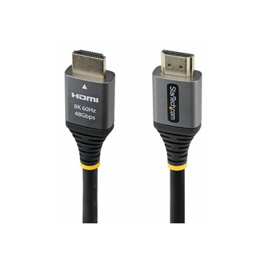 Startech - Ultra High Speed - HDMI kabel - HDMI s piny (male) do HDMI s piny (male) - 30 cm - odstínený - cerná a stríbrná - podpora 4K120Hz, podpora 8K60Hz, pasivní