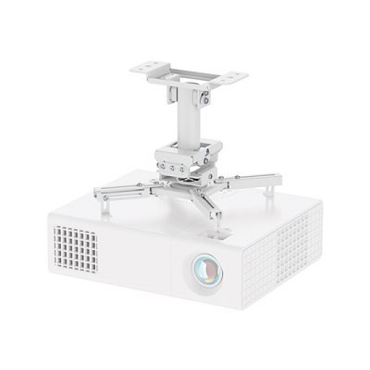Neomounts CL25-530WH1 - Montážní sada (stropní montáž) - plný pohyb - pro projektor - easy-install, height 25.5 cm - ocel - bílá