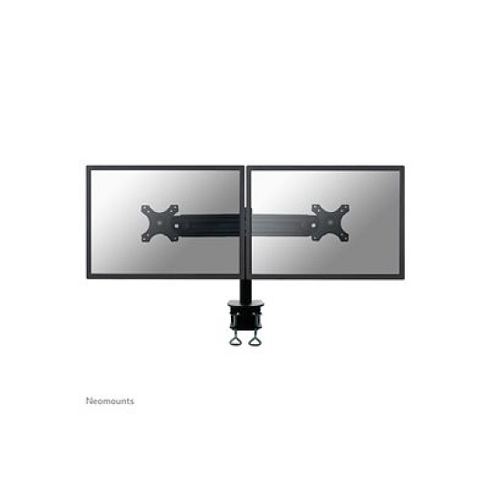 Neomounts FPMA-D700D - Montážní sada - plný pohyb - pro 2 LCD displeje - černá - velikost obrazovky: 19"-30" - upevnění svorkou, upevnitelné na stůl