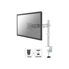 Neomounts NM-D135 - Montážní sada - plný pohyb - pro Displej LCD - stříbrná - velikost obrazovky: 10"-30" - upevnění svorkou, průchodka, upevnitelné na stůl