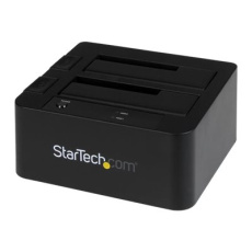 StarTech.com Dual-Bay USB 3.0 eSATA to SATA Hard Drive Docking Station, USB Hard Drive Dock, External 2.53.5 SATA IIIIII, SSDHDD Docking Station, Hot-Swap Hard Drive Bays - Top-Loading - Radic úložište - 2.5", 3.5" - SATA 6Gb/s - eSATA 6Gb/s, USB 3.0 - cerná - pro P/N: SVA12M5NA