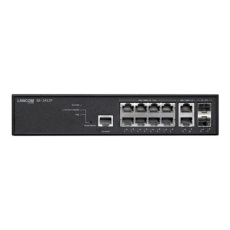 LANCOM GS-2412P - Prepínac - rízený - 8 x 10/100/1000 (PoE+) + 2 x 1 Gigabit SFP + 2 x 10/100/1000 - Lze montovat do rozvadece - PoE+ (130 W)